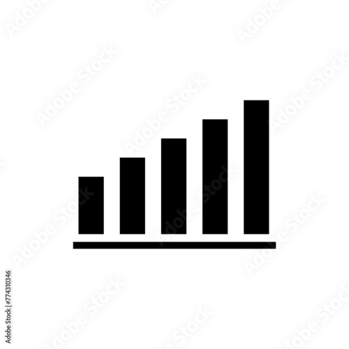 Growth graph vector icons. Business chart. Financial rise up.