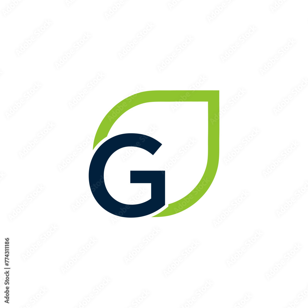 Letter G logo grows, develops, natural, organic, simple, financial logo. Letter G logo grows, develops, natural, organic, simple, financial logo.