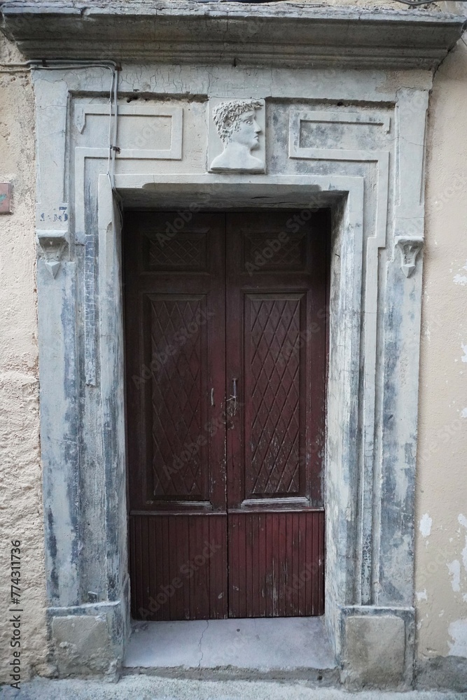 Old wooden doors, antique gate