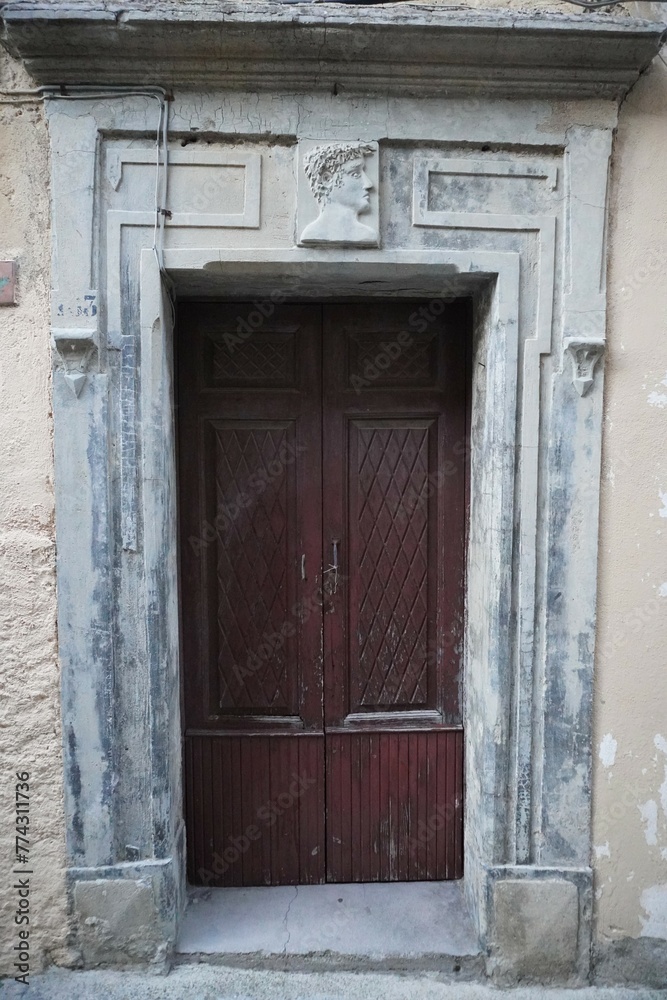 Old wooden doors, antique gate Old wooden doors, antique gate