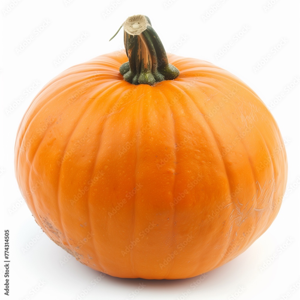 Obraz premium Pumpkin on White Background