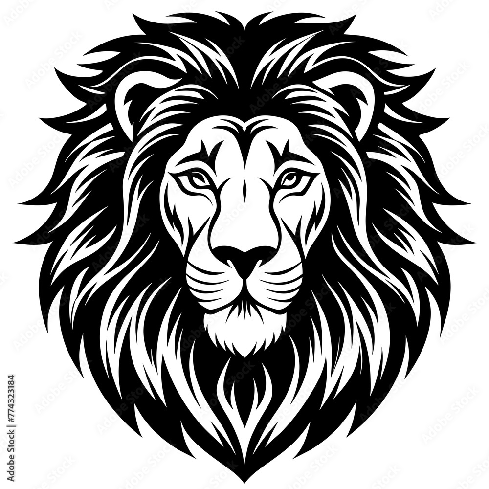 lion silhouette vector illustration svg file lion silhouette vector illustration svg file