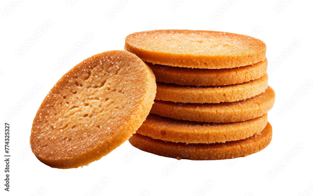 A stack of cookies balanced precariously on top of each other, showcasing homemade deliciousness A stack of cookies balanced precariously on top of each other, showcasing homemade deliciousness