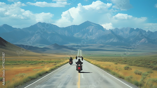 Motorcycle Riders, Large JPG photo