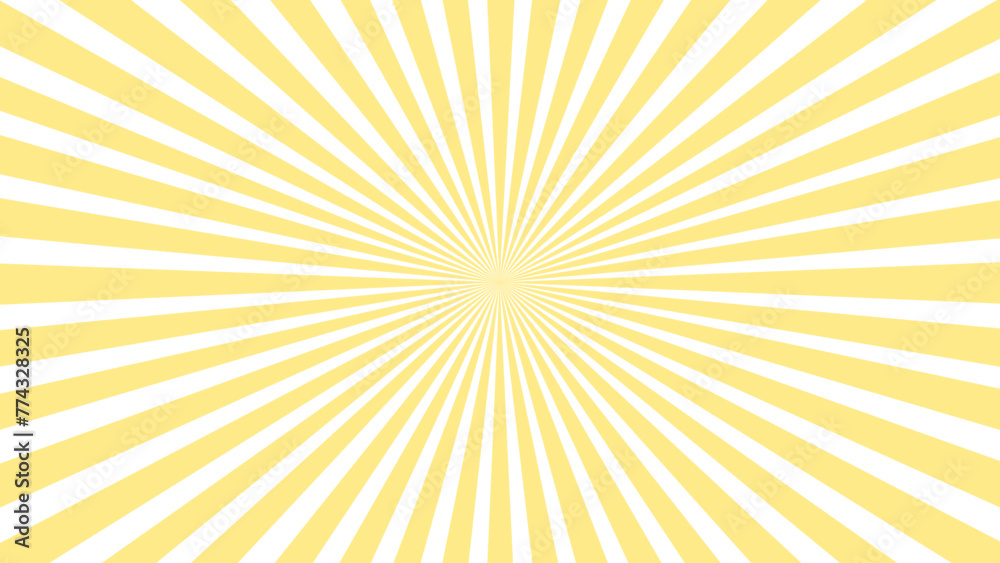 Yellow and white sunburst background Yellow and white sunburst background