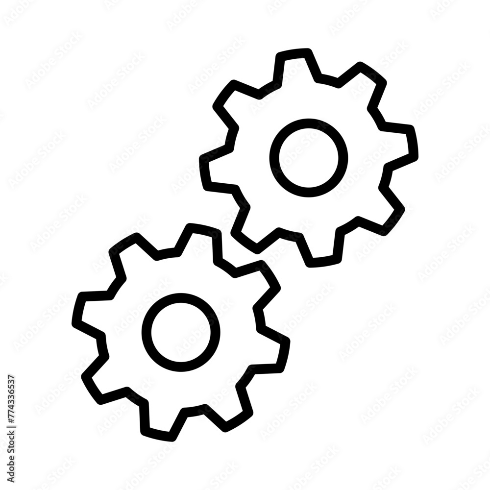 machine gear icon design vector