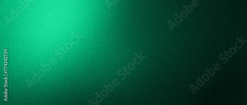 Ultrawide dark abstract grainy pixel green turquoise lime emerald gradient exclusive background. Perfect for design, banners, wallpapers, templates, creative projects, desktop. Premium, vintage style
