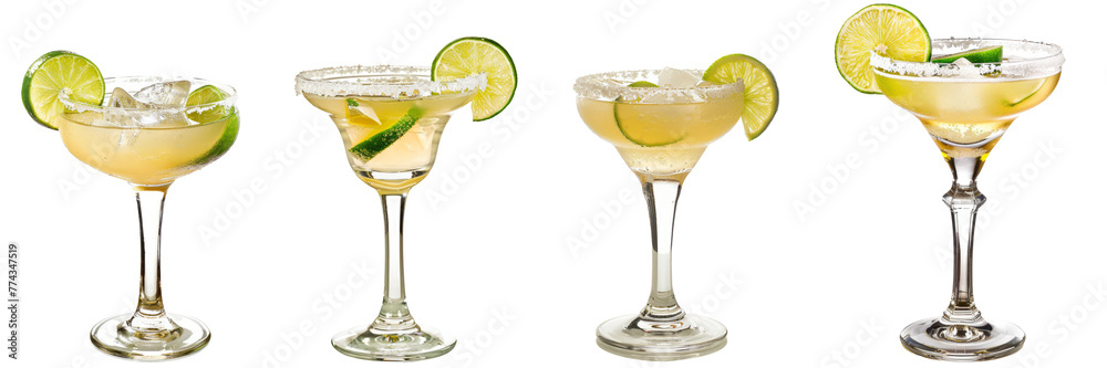 custom made wallpaper toronto digitalCollection of margarita cocktail tequila cutout clipping path png isolated on white or transparent background
