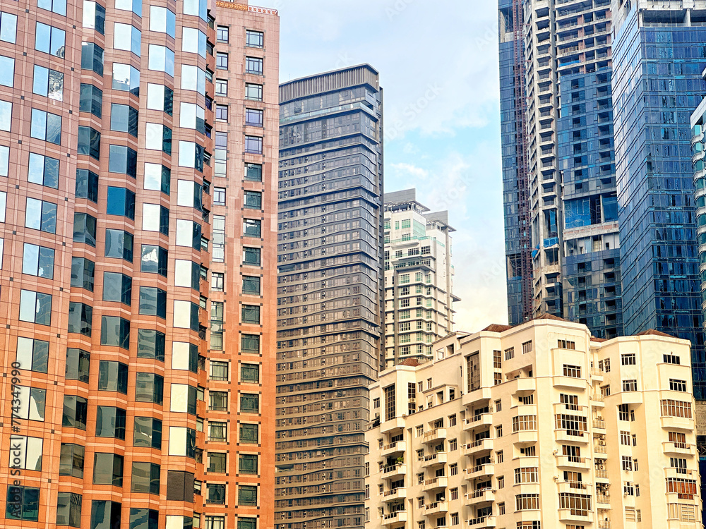 Obraz premium Skyscrapers in Kuala Lumpur, Malaysia