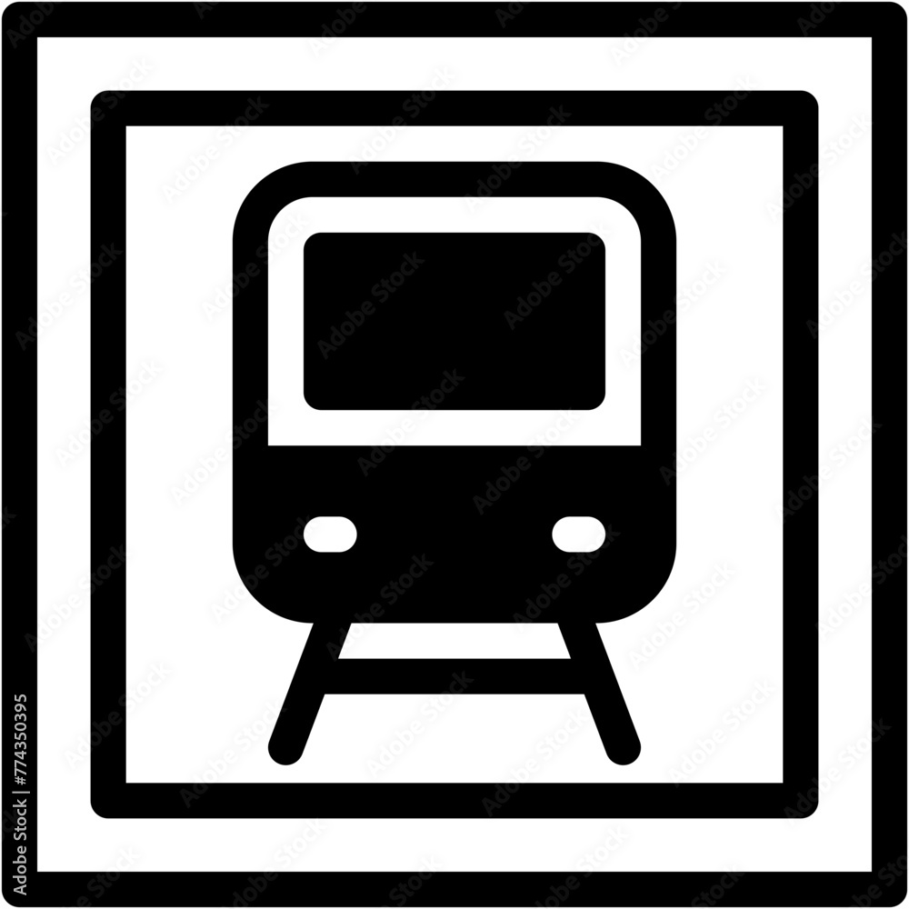 Train, Subway, Underground, Transportation, Signaling, Train Station Icon
