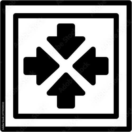 Meeting Point, Assembly Point, Signaling, Emergency, Sign, Arrows Icon photo