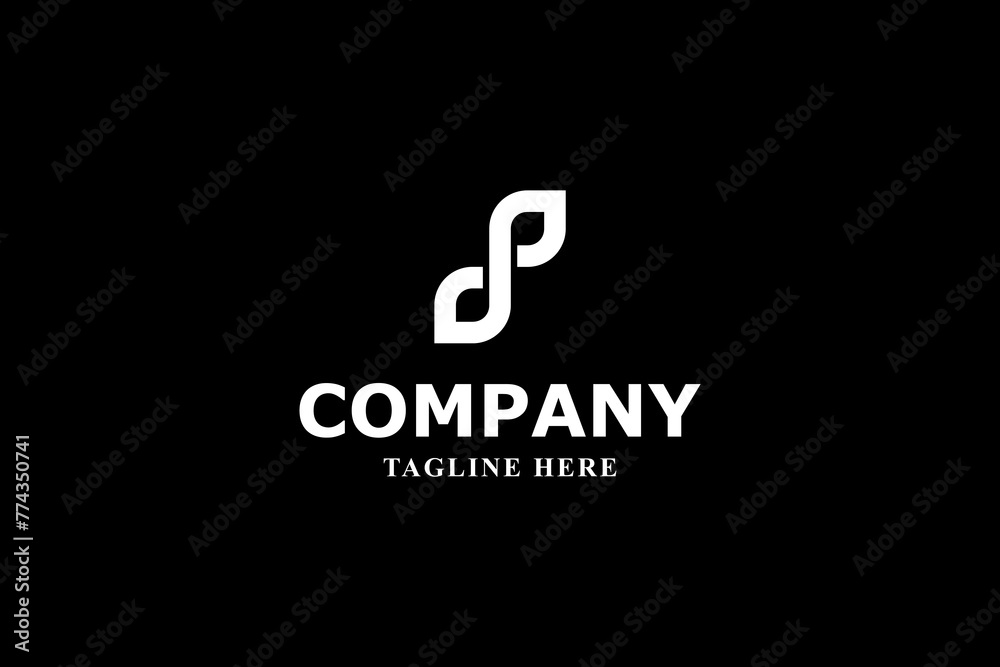 letter s abstract with black background logo letter s abstract with black background logo