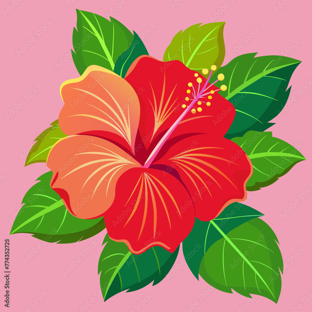 Obraz premium Vector silhouettes of tropical hibiscus flowers, orchid, strelitzia, hibiscus, protea, anthurium, palm, monstera isolated on a white background.