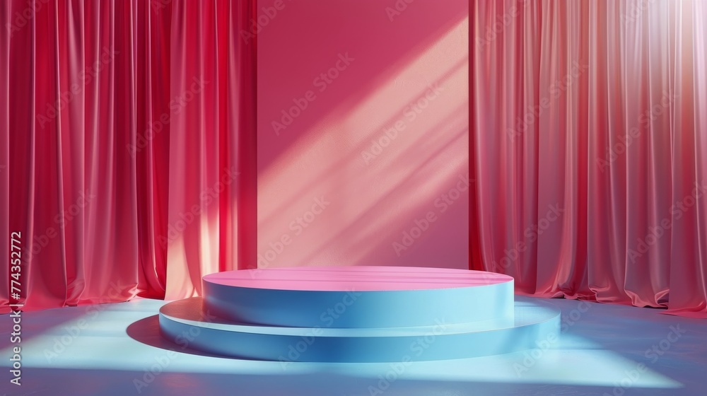 Pink Room With Round Table Pink Room With Round Table