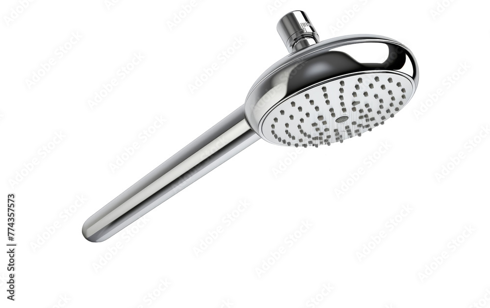 Shower head with extended handle, ready for use Shower head with extended handle, ready for use