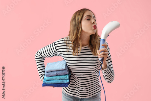 Pretty young woman with mod...