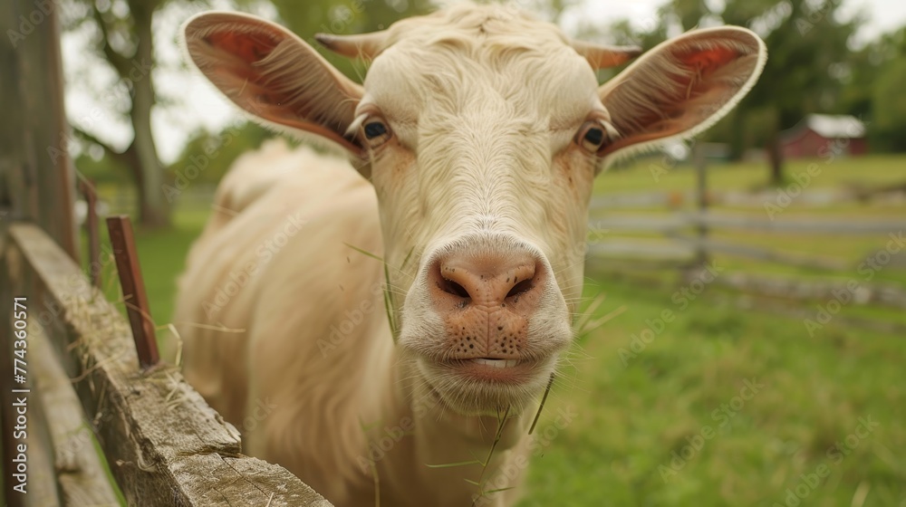 Farm Sanctuary Detailed photographs of rescued animals finding sanctuary on the farm from retired dairy cows to abandoned goats providing AI generated illustration Farm Sanctuary Detailed photographs of rescued animals finding sanctuary on the farm from retired dairy cows to abandoned goats providing AI generated illustration