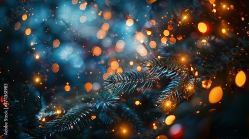 Blurry Cluster of Lights