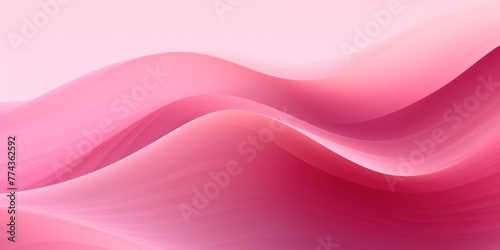 Pink gradient wave pattern background with noise texture and soft surface 