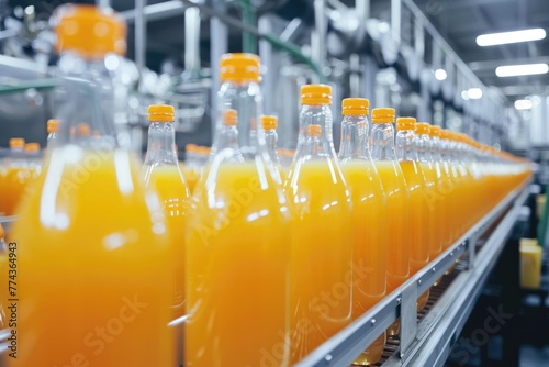 Beverage Factory Production Line with Industrial Equipment and Conveyer System for Juice and Water Bottling