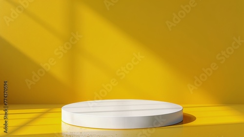 Three White Vases on Steps