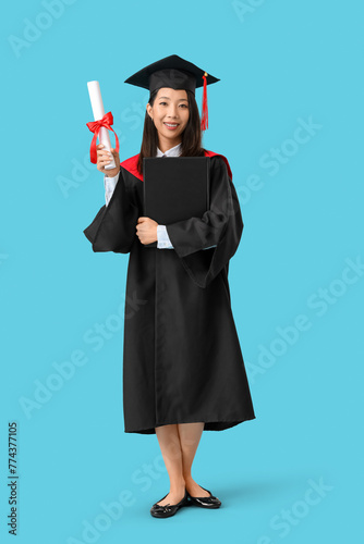 Asian female graduate stude...