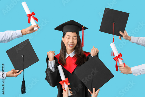 Asian female graduate stude...