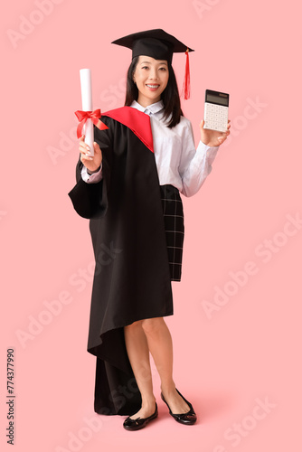Asian female graduate stude...