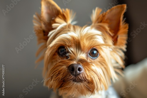 High quality photo of a cute dog s haircut