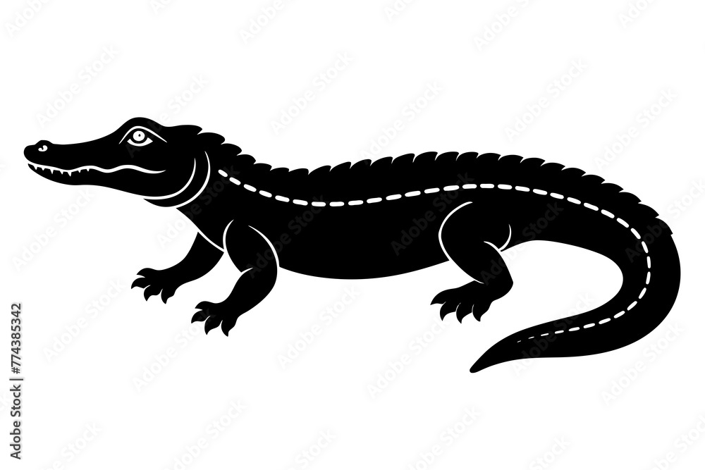 Fototapeta premium alligator vector illustration