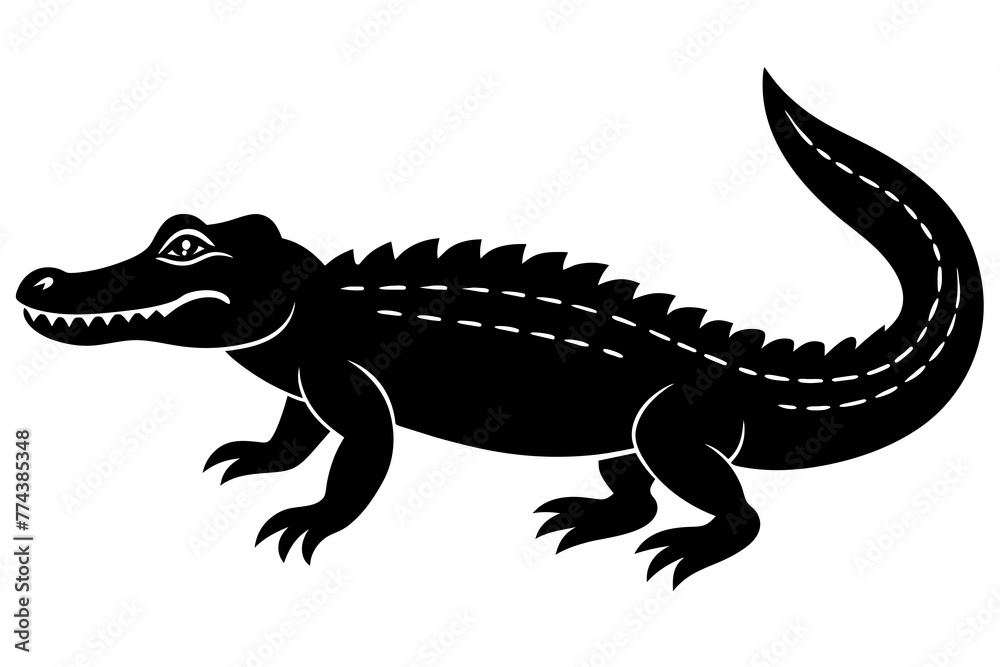  alligator vector illustration