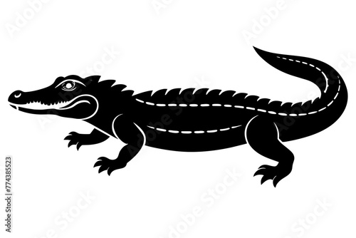  alligator vector illustration © MDSHIJU
