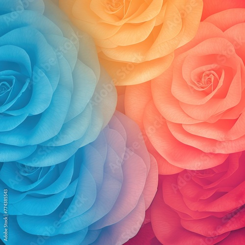 Rose Azure Mustard gradient background barely noticeable thin grainy noise texture, minimalistic design pattern backdrop 
