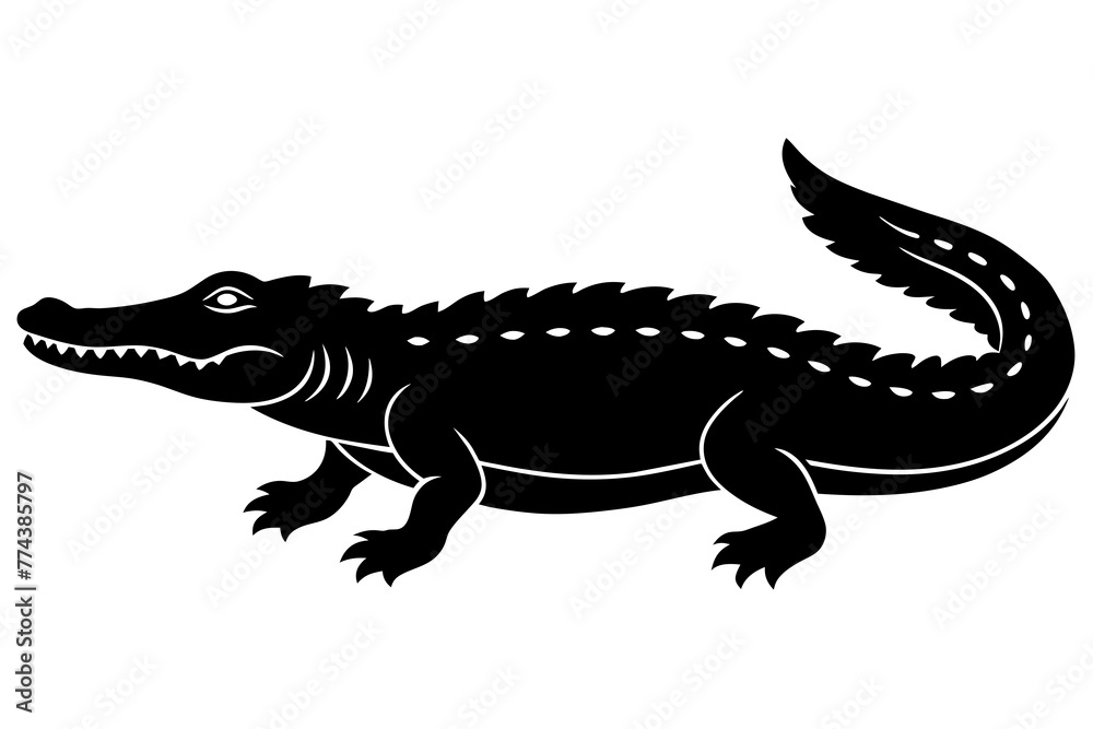 Fototapeta premium crocodile vector illustration
