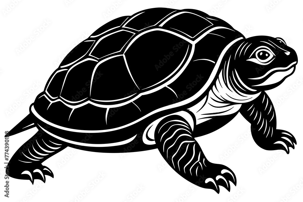 turtle silhouette vector illustration turtle silhouette vector illustration