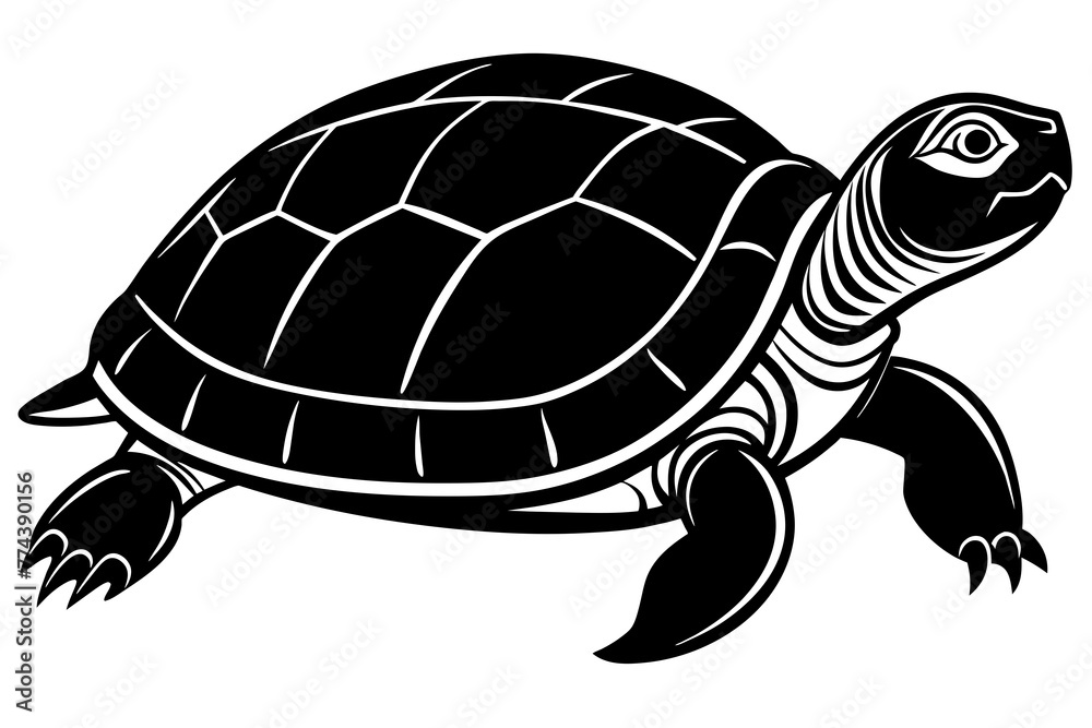 turtle silhouette vector illustration turtle silhouette vector illustration