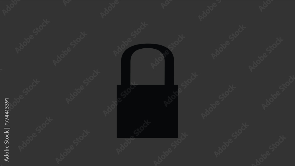 vector illustration of lock icon,Lock Icon Vector flat design style. vector illustration of lock icon,Lock Icon Vector flat design style.