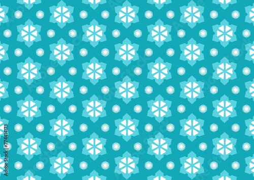 seamless background with snowflakes 