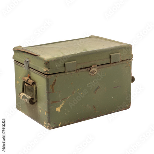 Vintage Military Metal Box