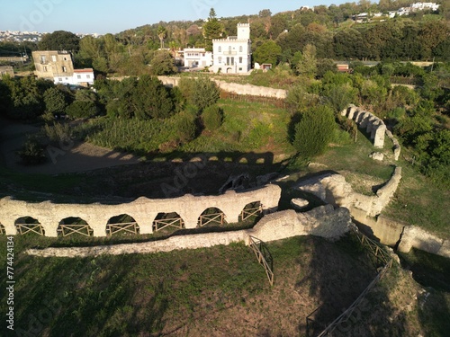 phlegrean fields, italy ruins photo