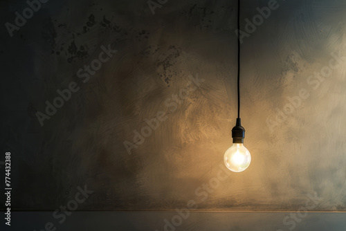 Minimalist Wall Décor: Bright Pendant Lighting for Home Interiors photo