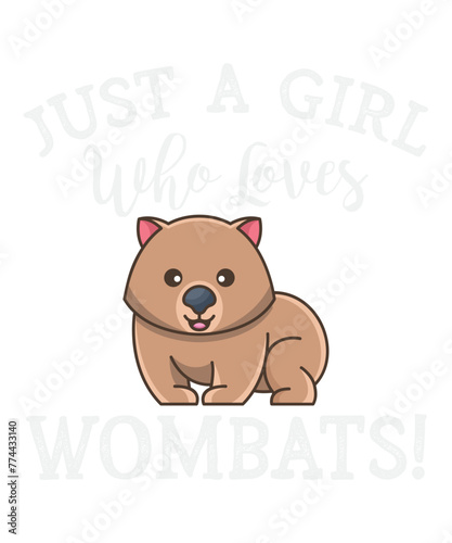 Just A Girl Who Loves Wombats! Svg Design
These file sets can be used for a wide variety of items: t-shirt design, coffee mug design, stickers,
custom tumblers, custom hats, printables, print-on-deman