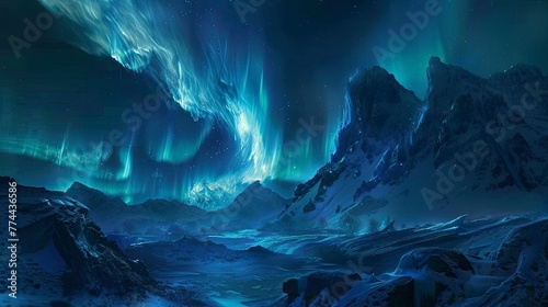 Northern Lights Background