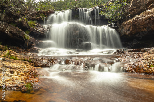 Cachoeira no distrito de Conselheiro Mata  na cidade de Diamantina  Estado de Minas Gerais  Brasil