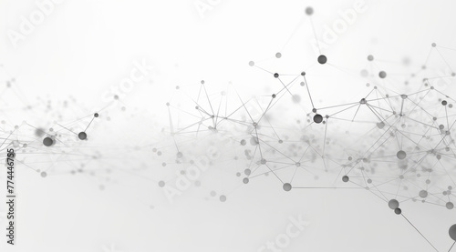 Abstract Network Data Transfer Conceptual Illustration