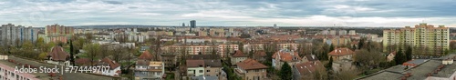 City panorama of Szczecin Poland a lot of details