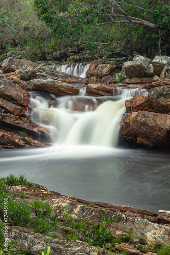 Cachoeira no distrito de Conselheiro Mata, na cidade de Diamantina, Estado de Minas Gerais, Brasil photo