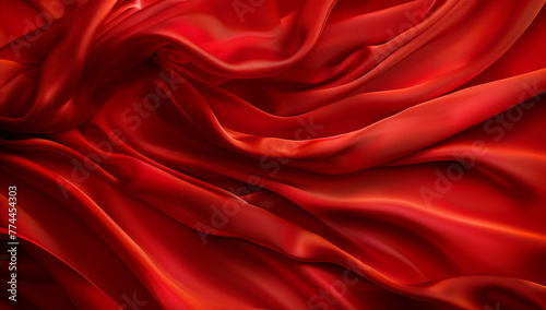 Elegant Valentine's Day Red Silk Sensuality: Romance