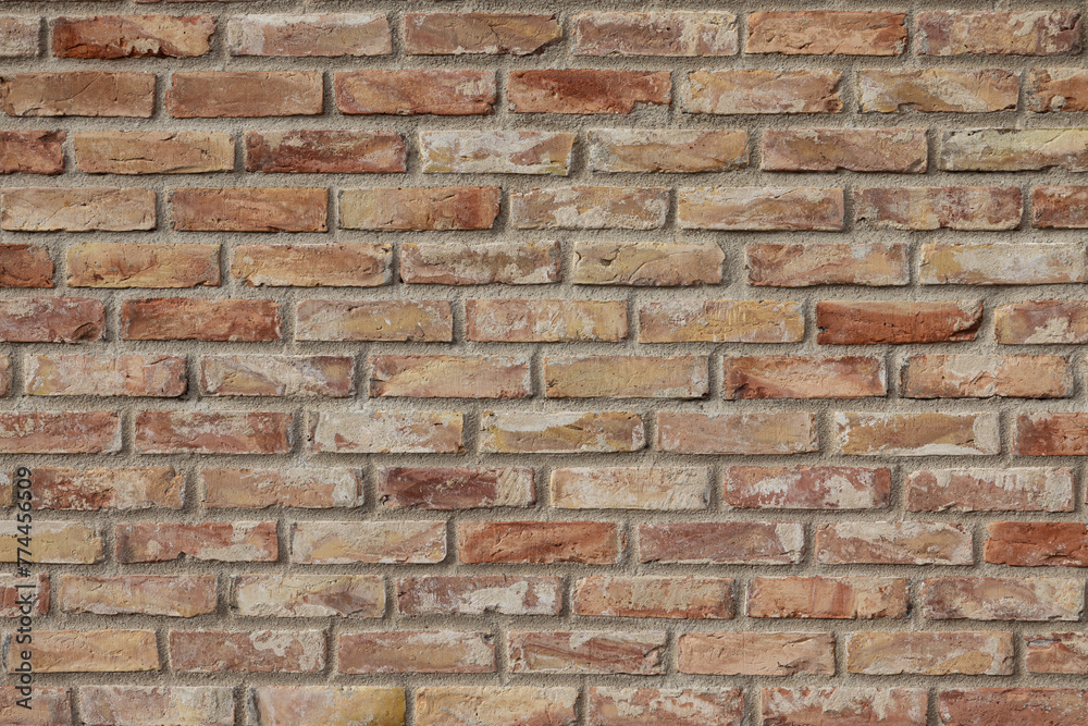 Fototapeta premium Old red brick wall, mur ściana z czerwonej cegły 
