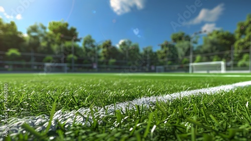 textured Soccer 3D field from above - PNG Free background photo